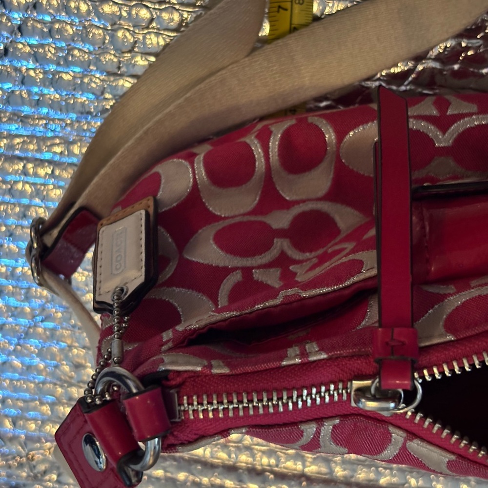 Coach Pink and Cream Crossbody Bag - Picture 5 of 8